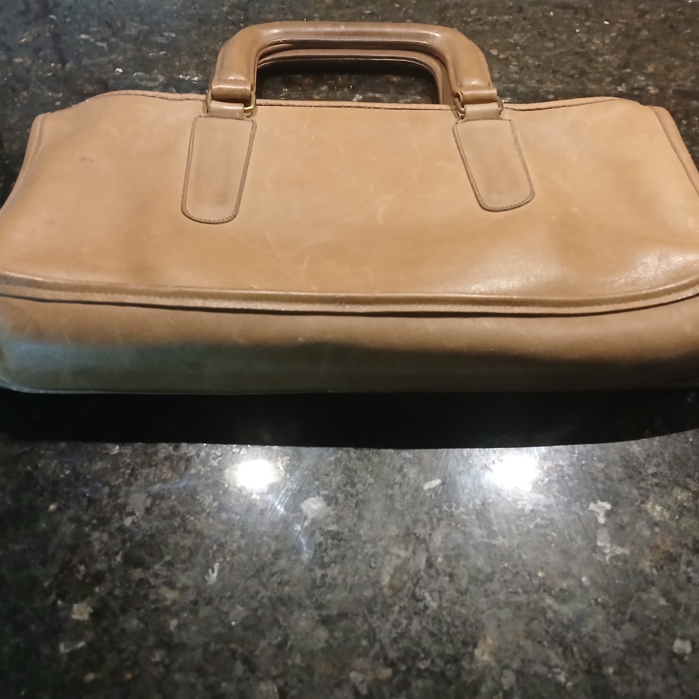 Coach Tan Leather Women's Satchel